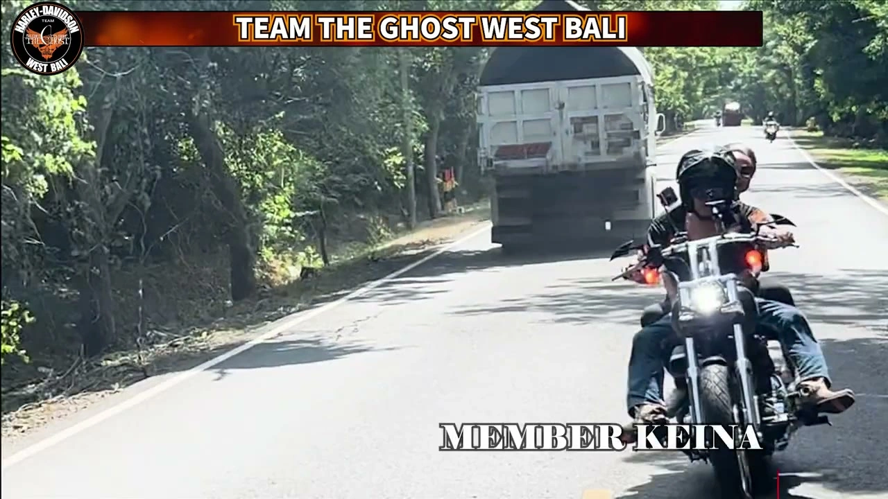 MEMBER KEINA テロップ｜2024年6月 バリ島ハーレーツーリング — TEAM THE GHOST West Bali