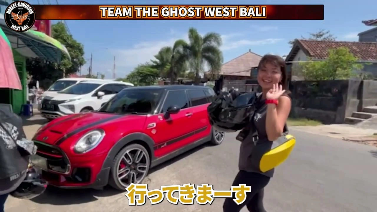 女性ライダー（行ってきまーす）｜2024年6月 バリ島ハーレーツーリング — TEAM THE GHOST West Bali