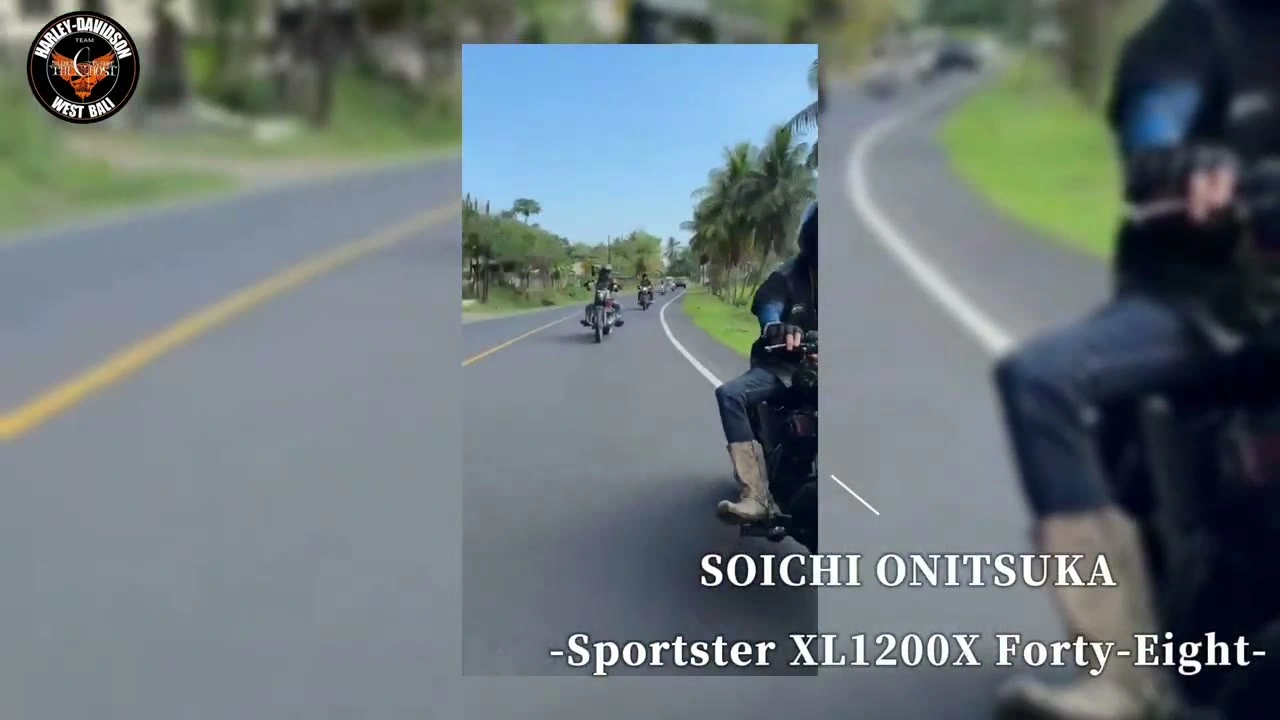 メンバー紹介テロップ SOICHI ONITSUKA（鬼束さん）｜2024年11月 バリ島ハーレーツーリング — TEAM THE GHOST West Bali