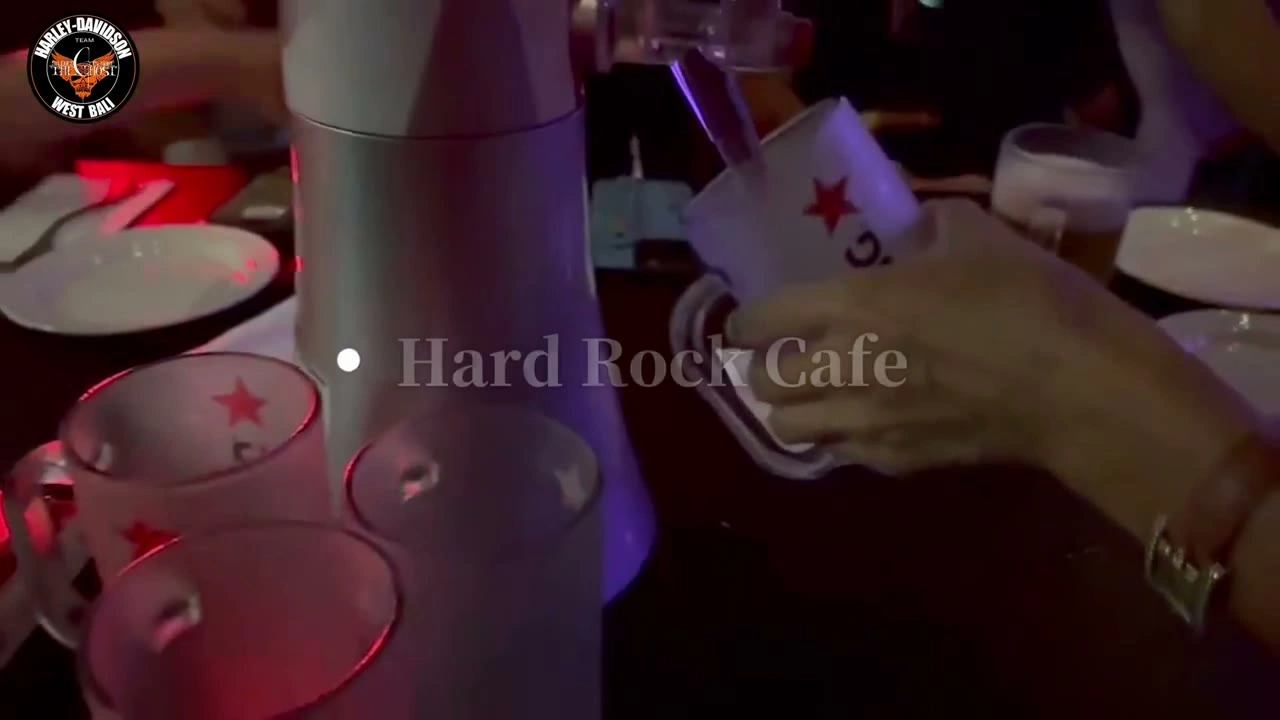 Hard Rock Cafeでビール乾杯｜2024年11月 バリ島ハーレーツーリング — TEAM THE GHOST West Bali