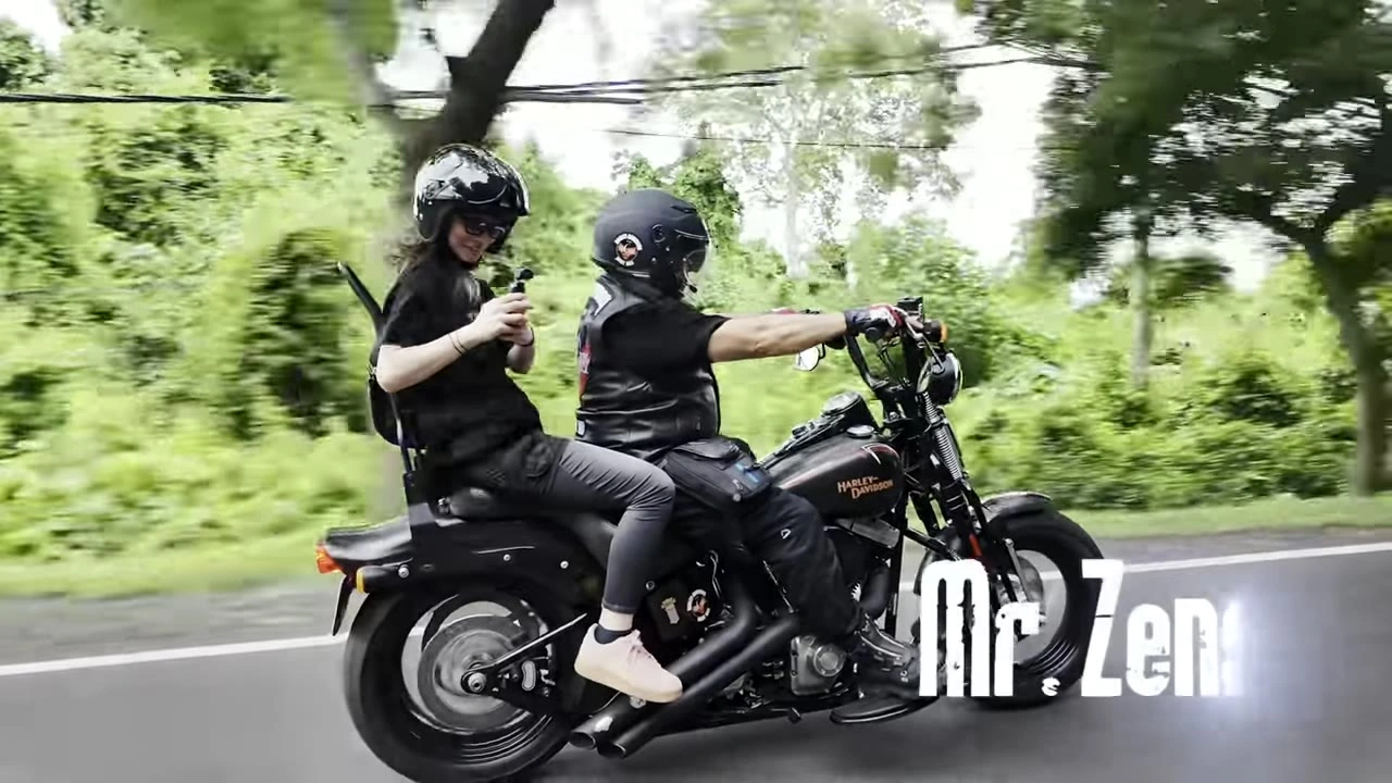 Mr.Zenseiテロップ メンバー紹介｜2025年1月 バリ島ハーレーツーリング — TEAM THE GHOST West Bali
