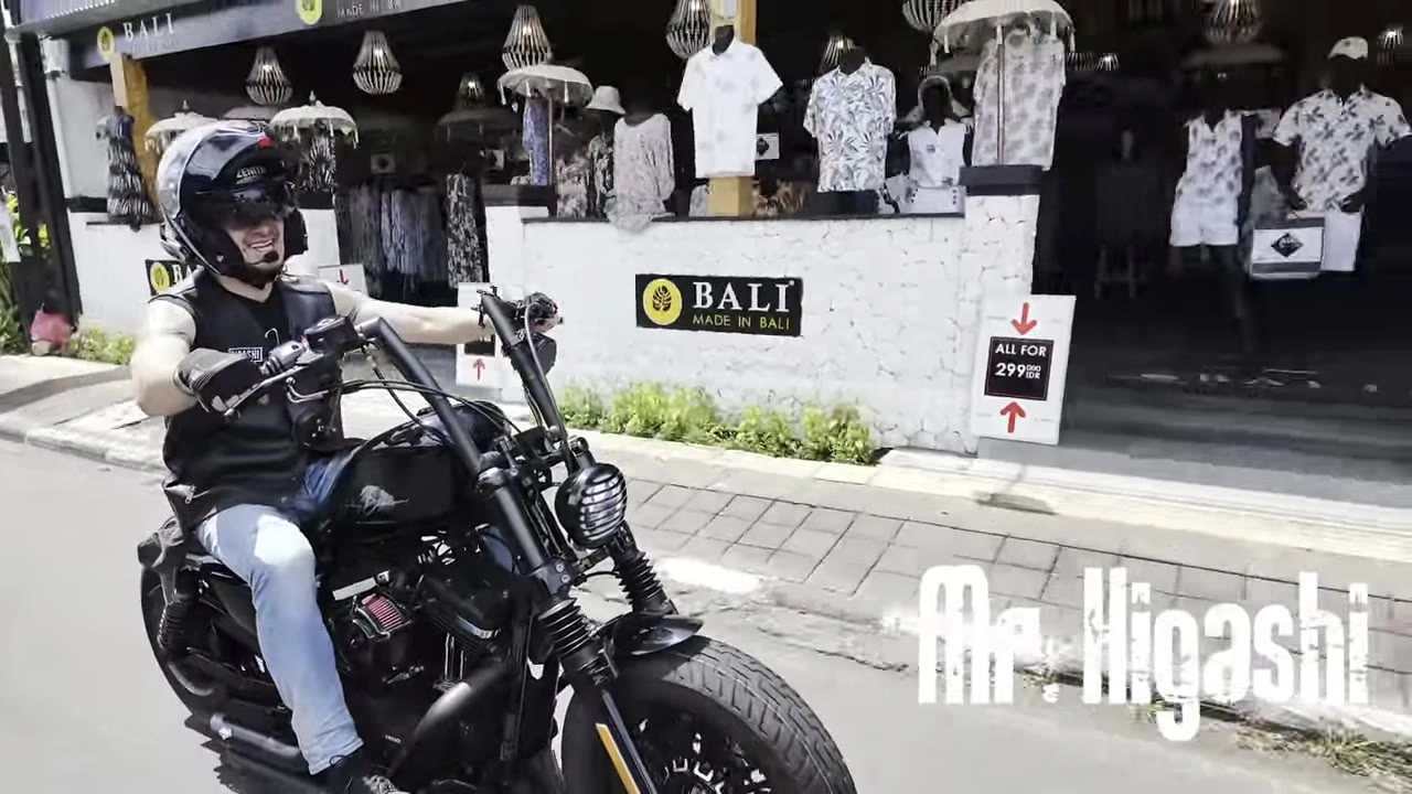 Mr.Higashiテロップ メンバー紹介｜2025年1月 バリ島ハーレーツーリング — TEAM THE GHOST West Bali
