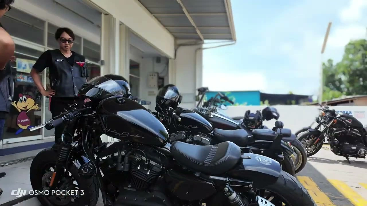 笑顔のメンバー ポートレート｜2025年1月 バリ島ハーレーツーリング — TEAM THE GHOST West Bali