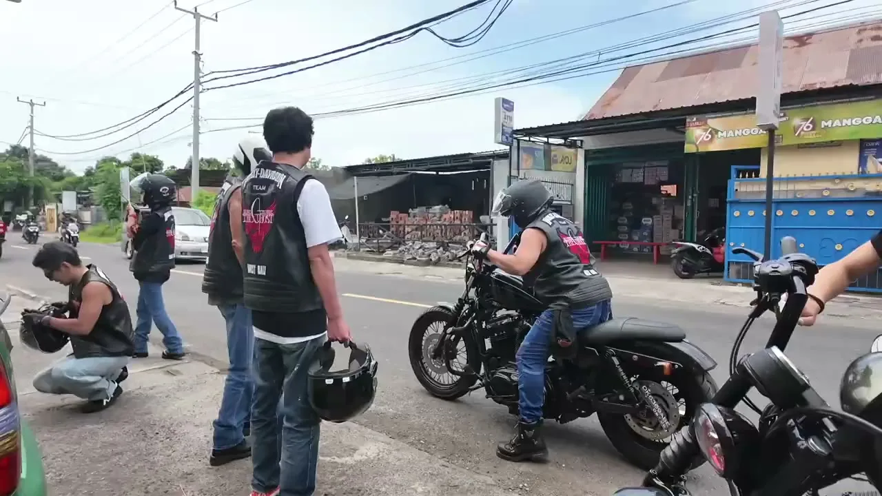 2025年2月 バリ島ハーレーツーリング写真12 — TEAM THE GHOST West Bali