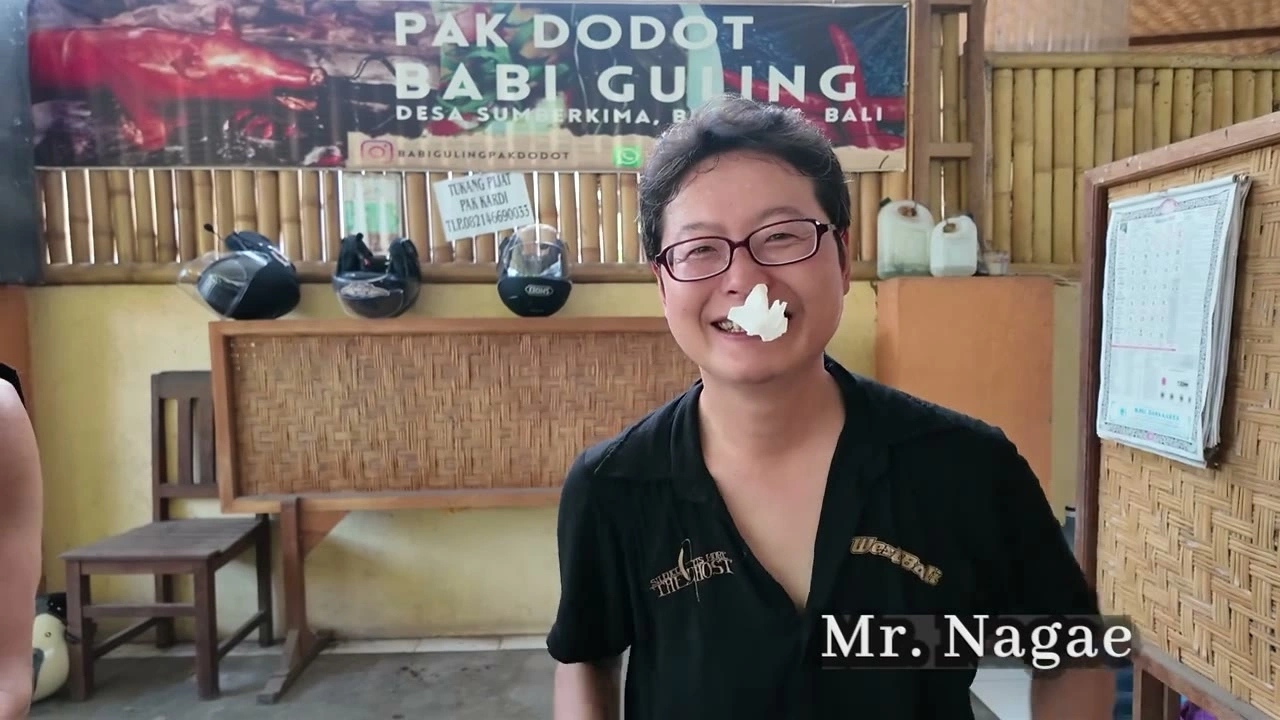 Mr.Nagae ピースサイン（メンバー紹介）｜2025年3月 バリ島ハーレーツーリング — TEAM THE GHOST West Bali