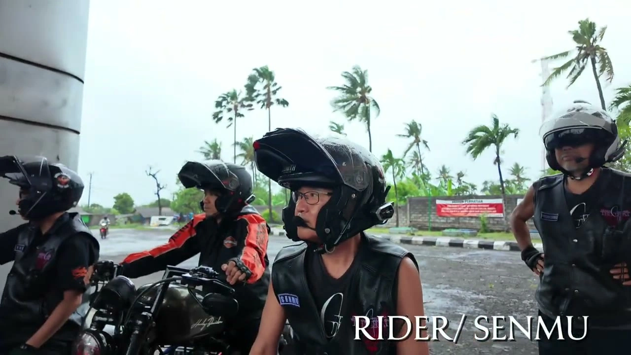 メンバー紹介PV「RIDER/SENMU」バイクにまたがる｜2025年4月 バリ島ハーレーツーリング — TEAM THE GHOST West Bali