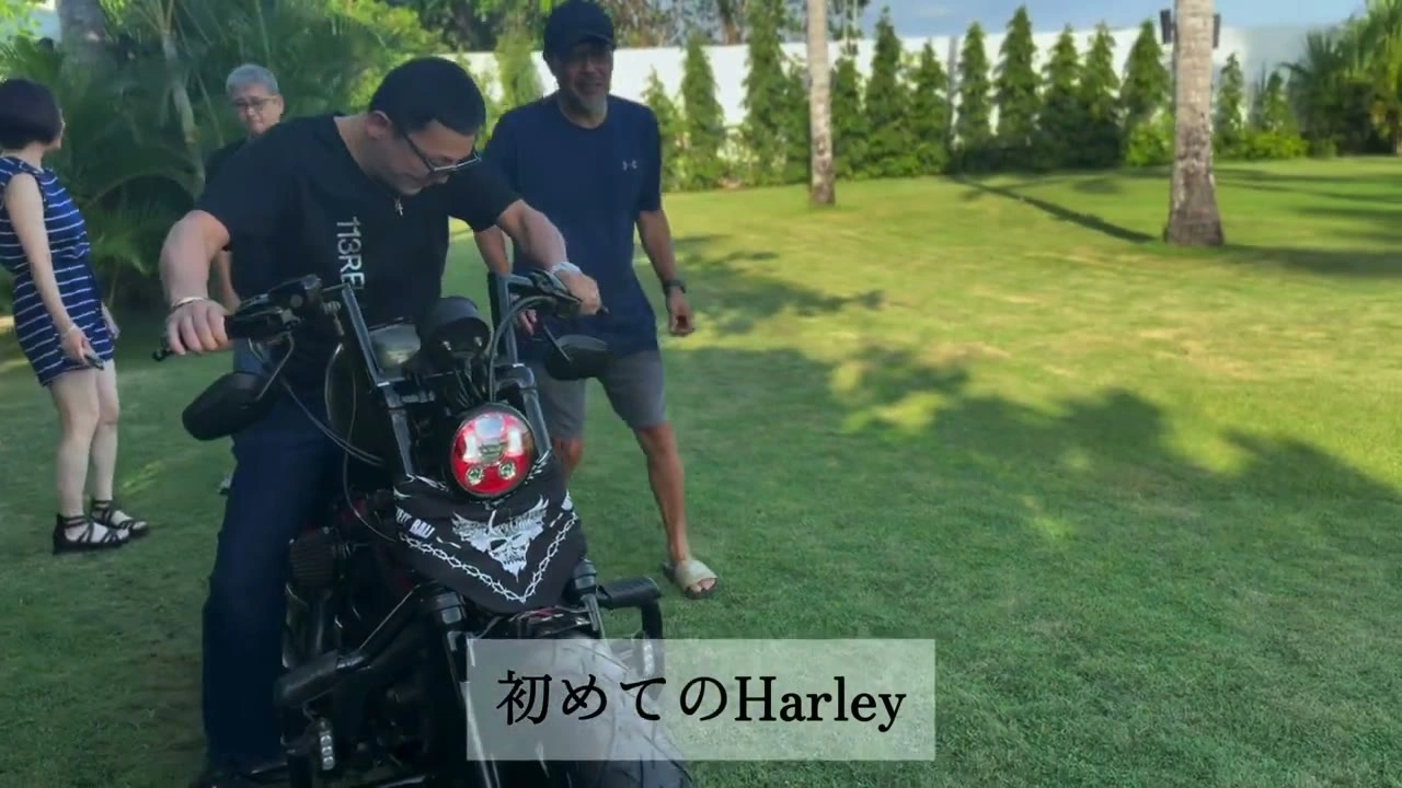 土谷ご夫妻が初めてのハーレーを練習｜2025年7月 バリ島ハーレーツーリング — TEAM THE GHOST West Bali