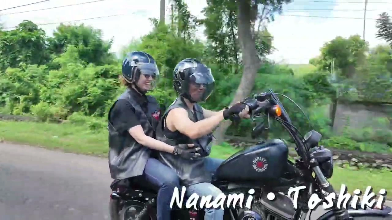 Nanami・Toshiki（タンデム）｜2025年8月 バリ島ハーレーツーリング — TEAM THE GHOST West Bali