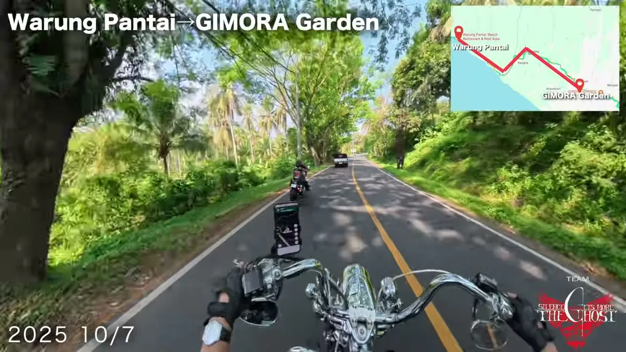 2025年10月 バリ島ハーレーツーリング写真13 — TEAM THE GHOST West Bali