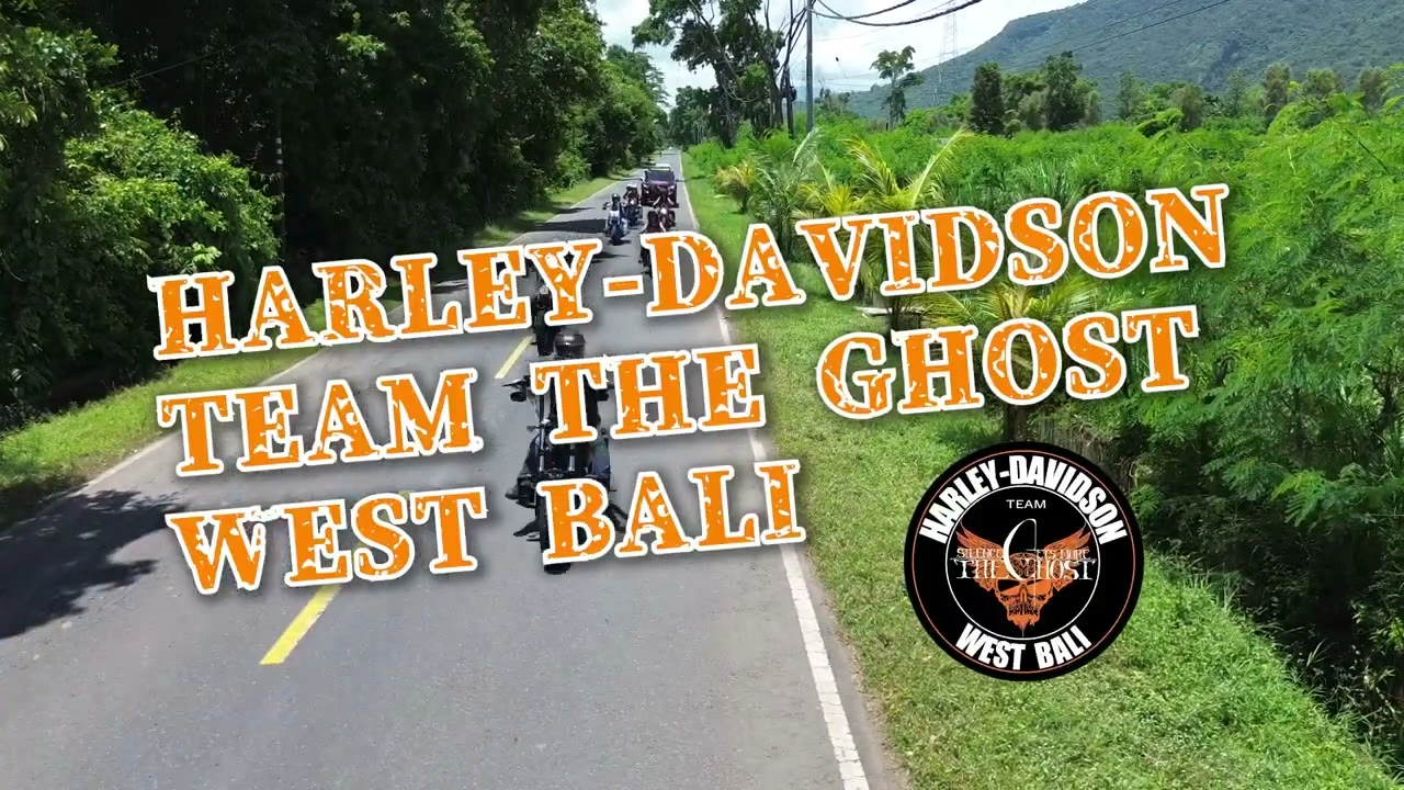 TEAM THE GHOST WEST BALI のロゴ（象徴）｜2026年1月 バリ島ハーレーツーリング — TEAM THE GHOST West Bali