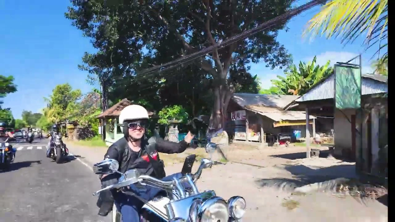 Day2 1:18 ライダーが手を上げる｜2026年6月 バリ島ハーレーツーリング — TEAM THE GHOST West Bali