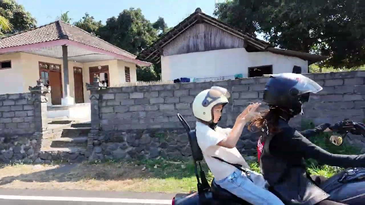 タンデムで走る二人｜2026年9月 バリ島ハーレーツーリング — TEAM THE GHOST West Bali