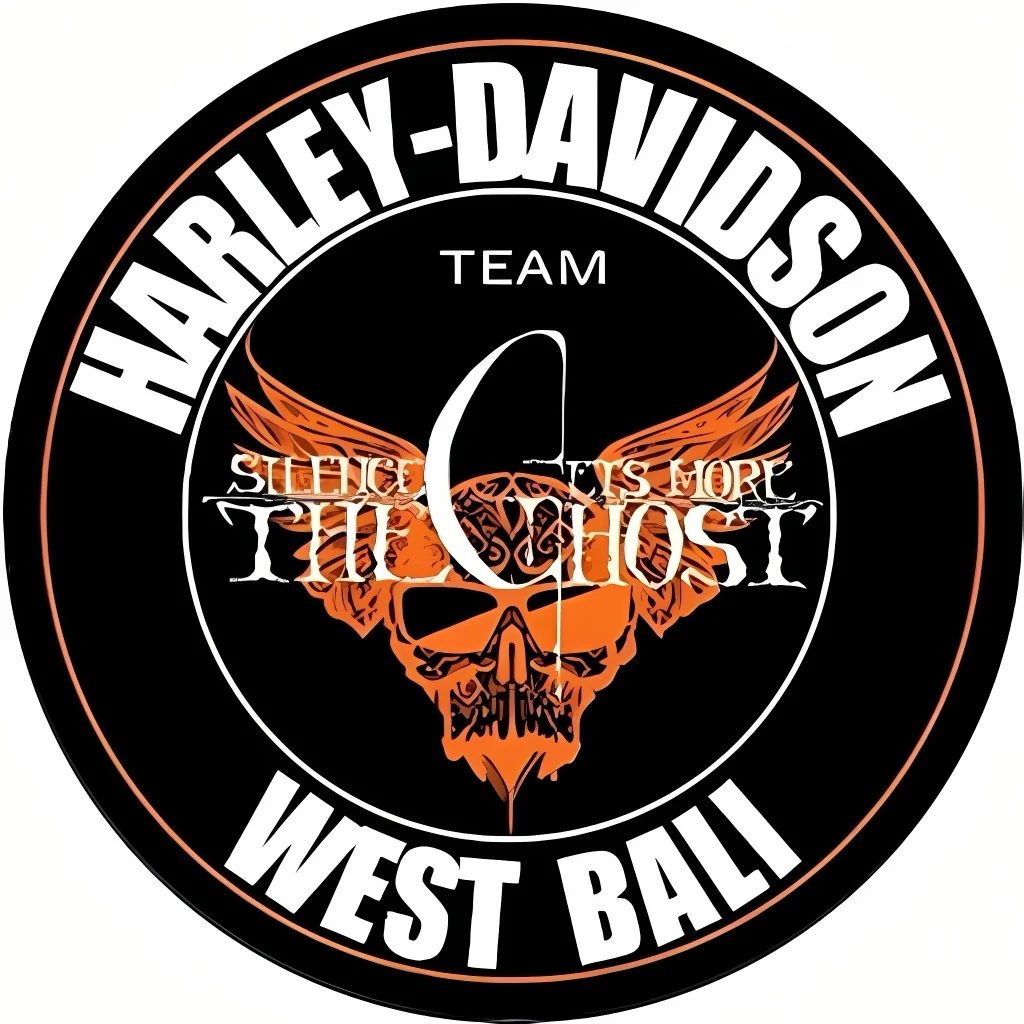 Harley-Davidson Team The Ghost West Bali emblem